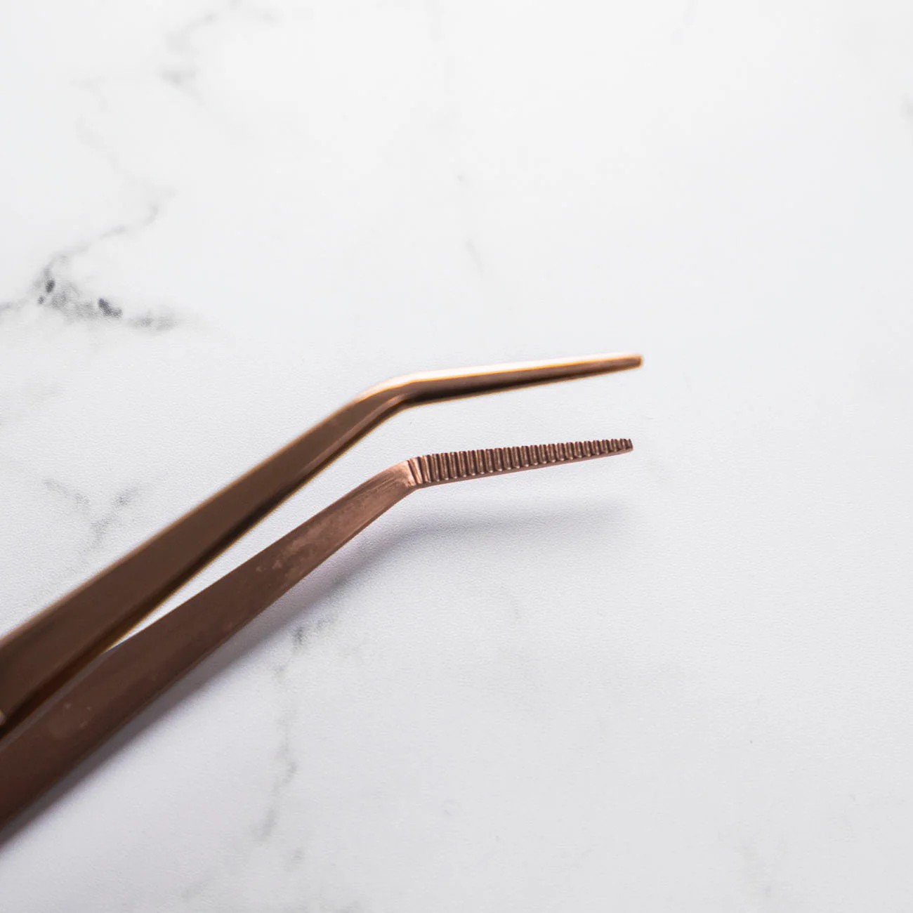 Curved Tip Plating Tweezer 20cm - Rose Gold - Image 2