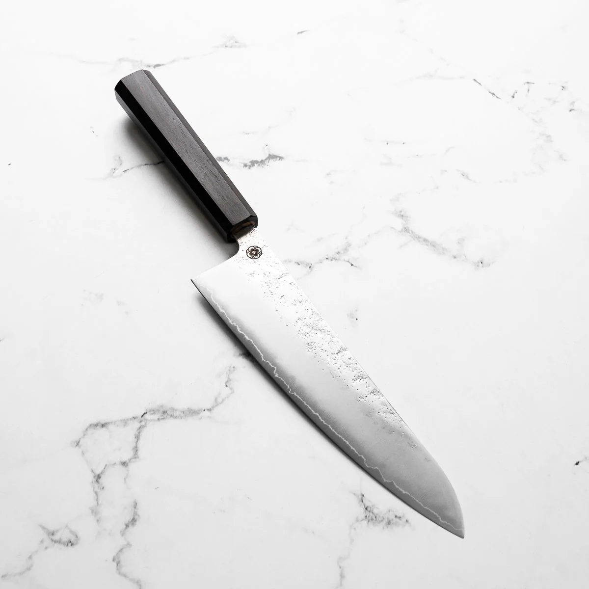 Hajimaru Ginsan Nashiji Gyuto 210mm - Mono Ebony