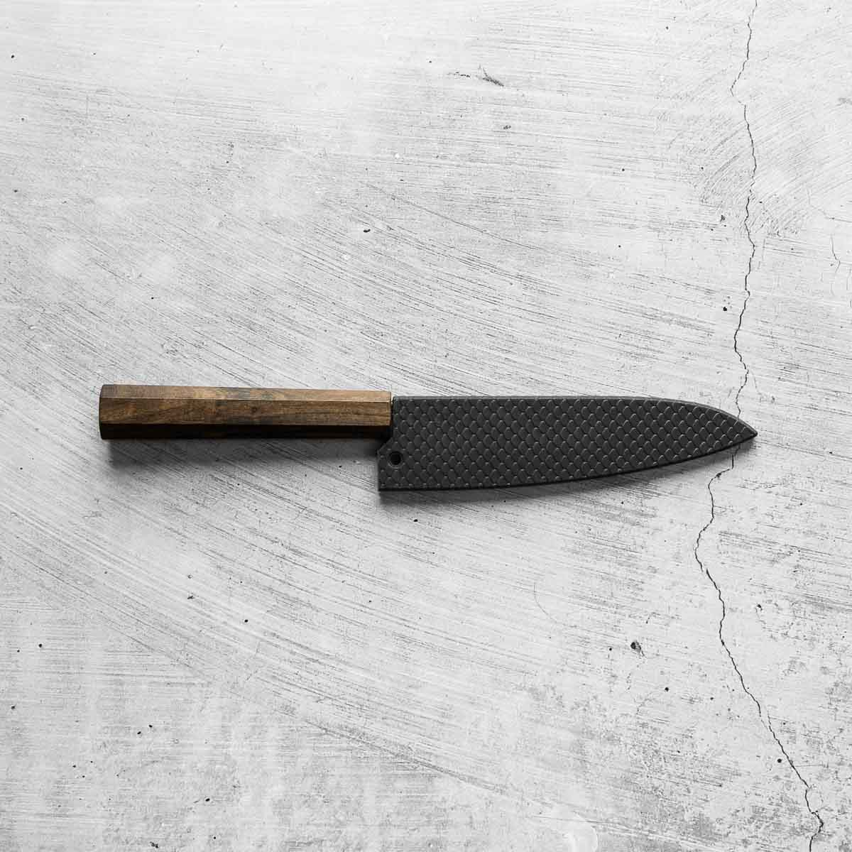 Hajimaru Ginsan Nashiji Petty 130mm - Mono Ebony - Image 8