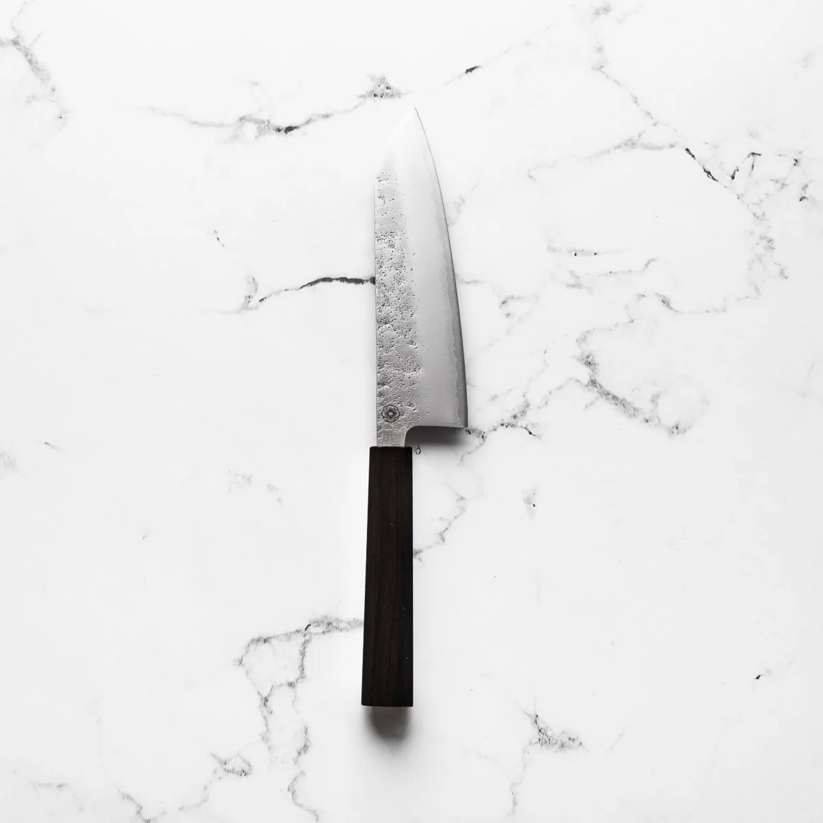 Hajimaru Ginsan Nashiji Santoku 170mm - Ebony - Image 3