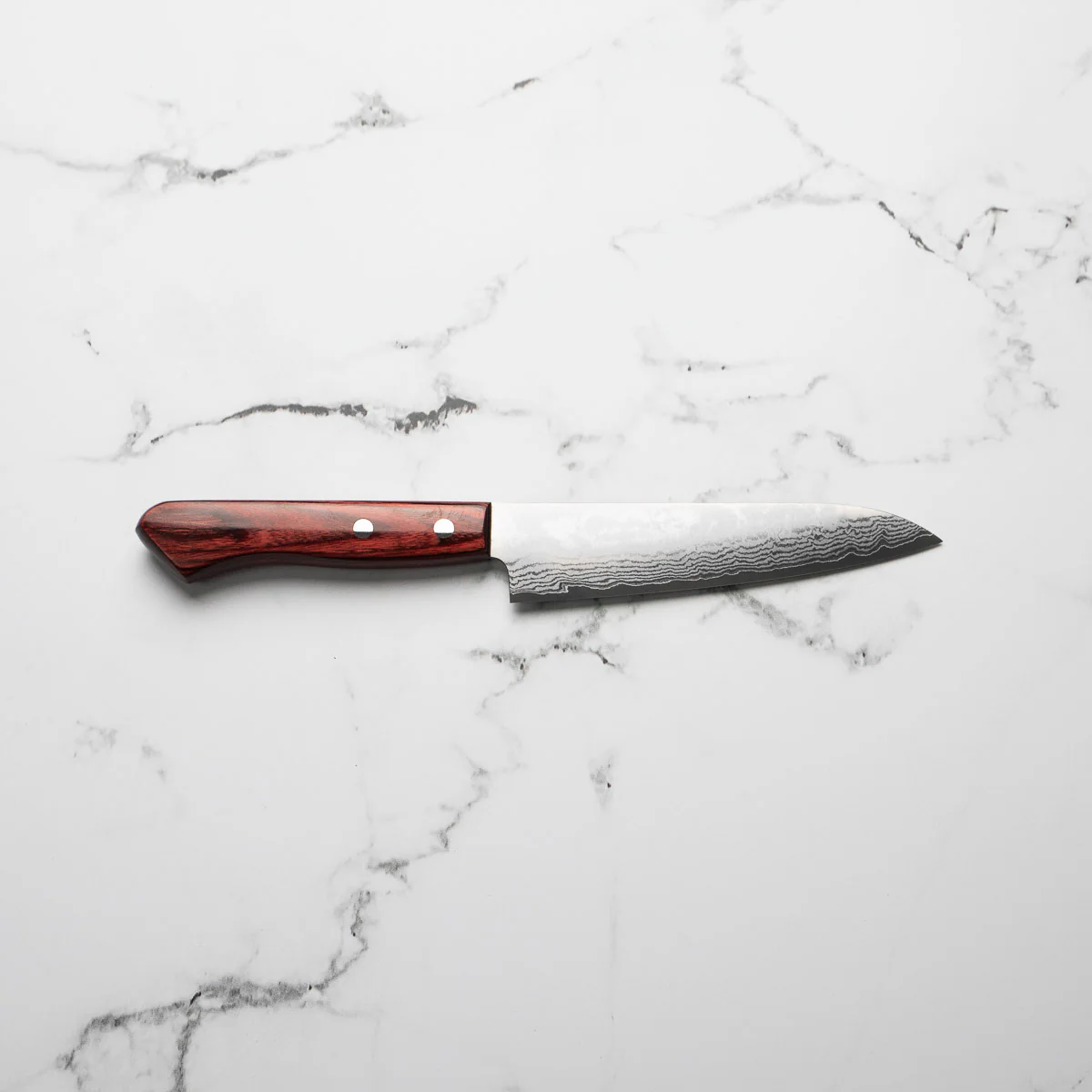 Katsushige Anryu VG10 Damascus Petty 150mm - Image 3