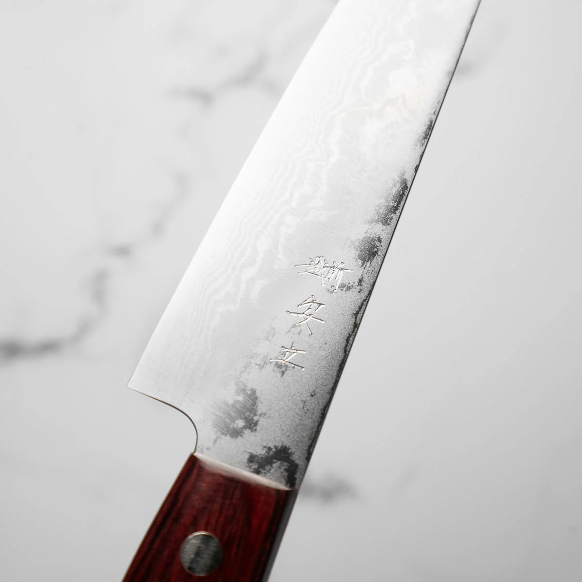 Katsushige Anryu VG10 Damascus Petty 150mm - Image 4