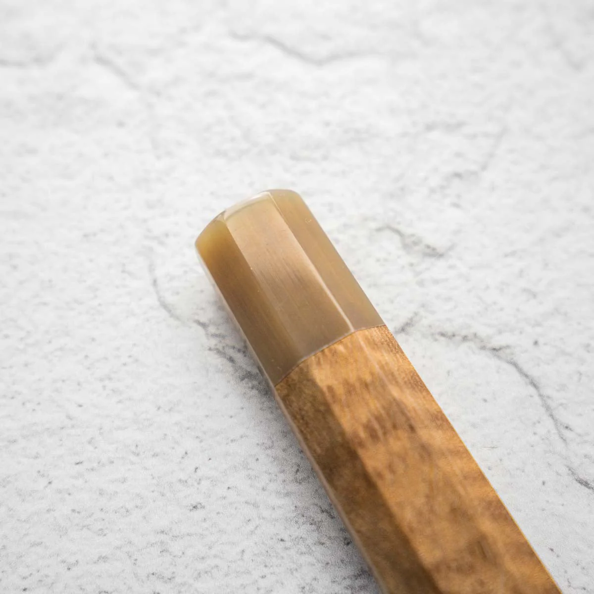 Chef's Edge Double Blonde Octagon Handle - Bunka/Nakiri - Image 3