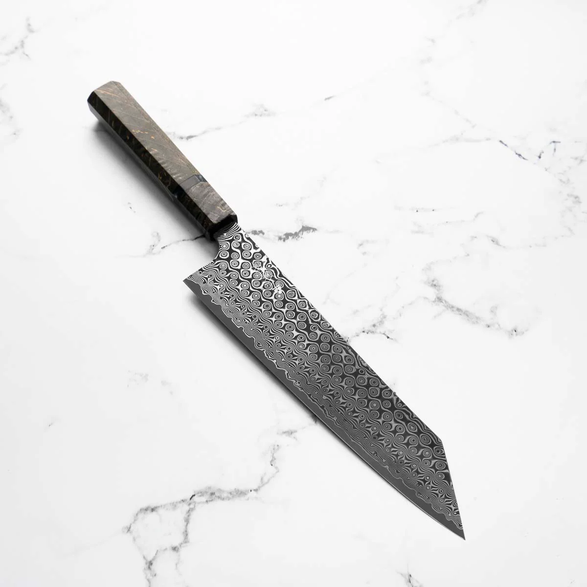 Nigara Hamono SG2 Raindrop Damascus Kiritsuke Gyuto 240mm
