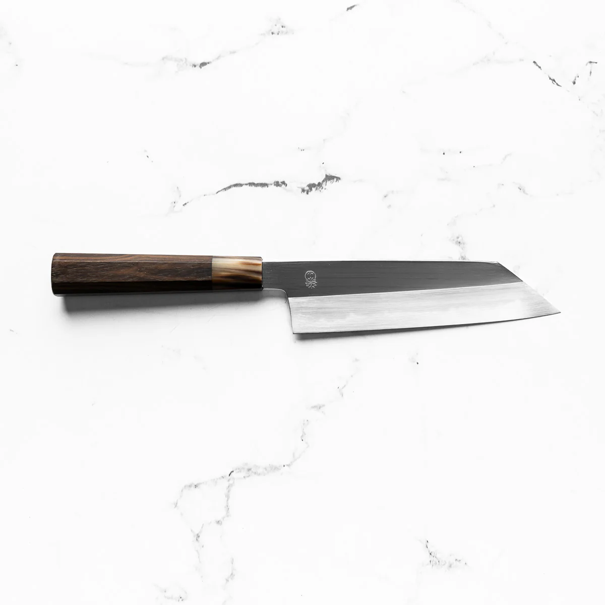 Sakai Kikumori "Choyo" Blue 1 Bunka 180mm - Persimmon - Image 4
