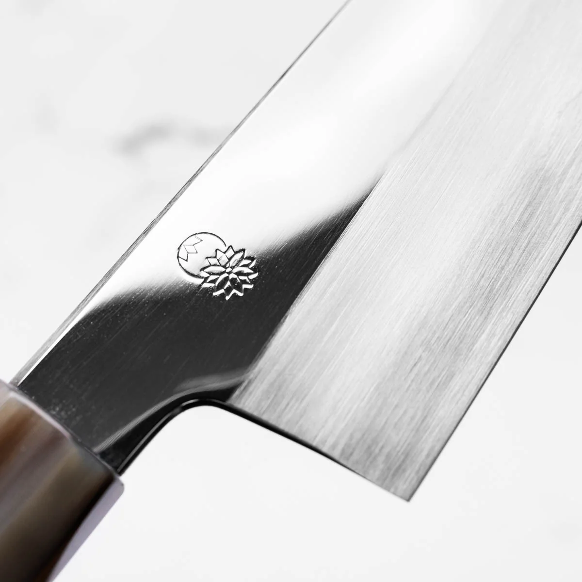 Sakai Kikumori "Choyo" Ginsan Bunka 180mm - Persimmon - Image 5