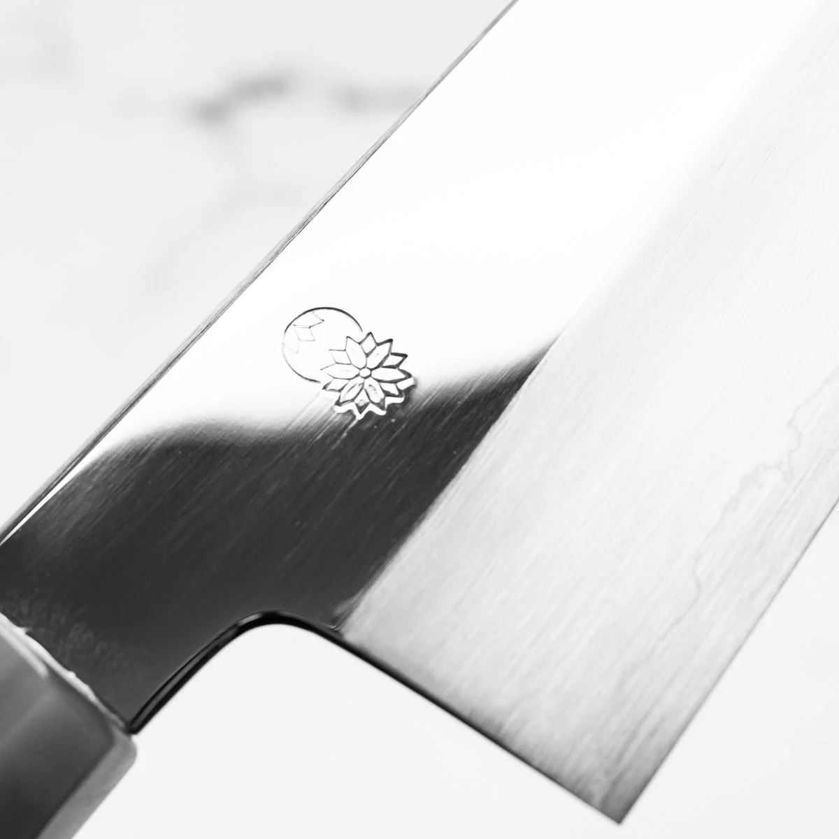Sakai Kikumori "Choyo" Ginsan Gyuto 210mm - Persimmon - Image 5