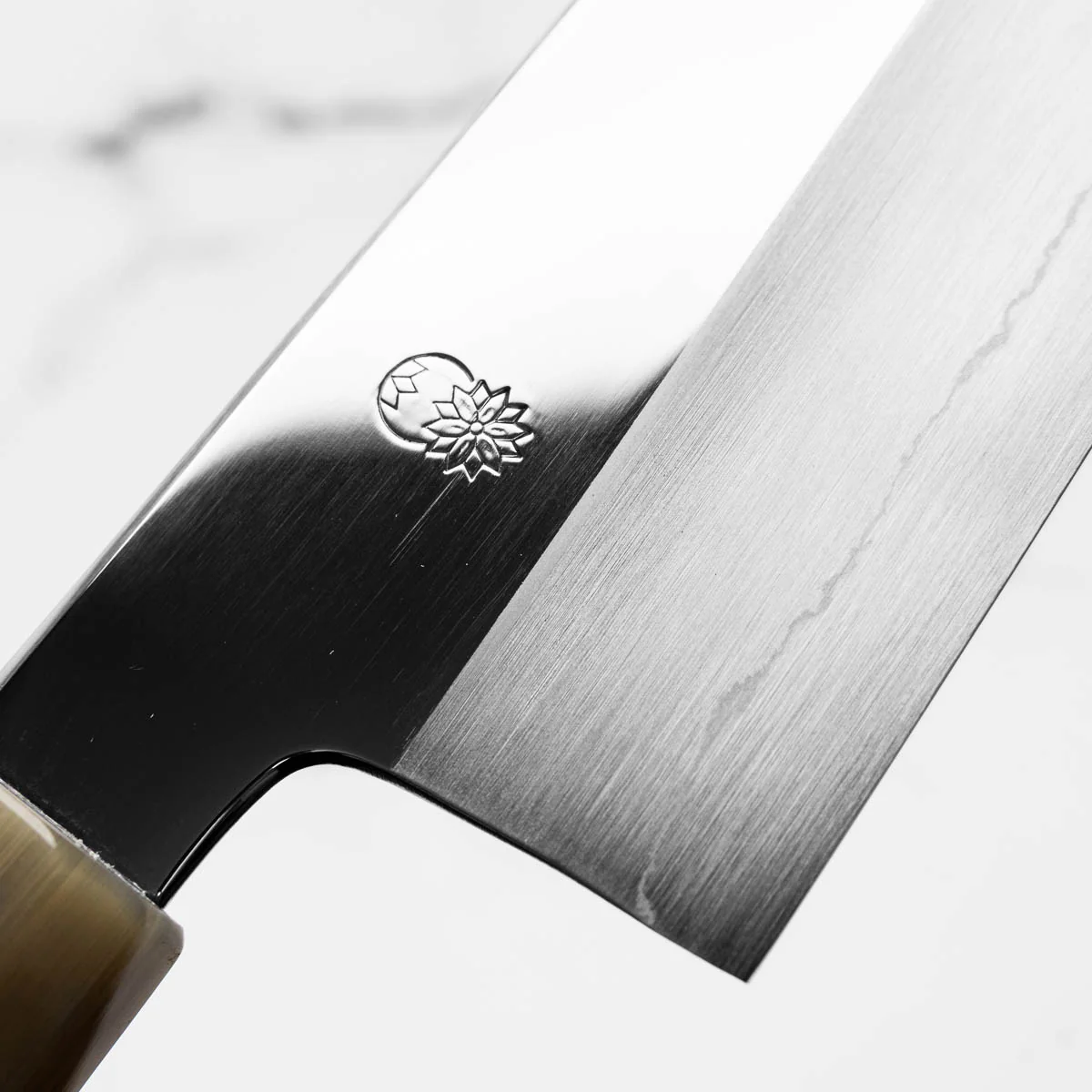 Sakai Kikumori "Choyo" Ginsan Gyuto 240mm - Persimmon - Image 5
