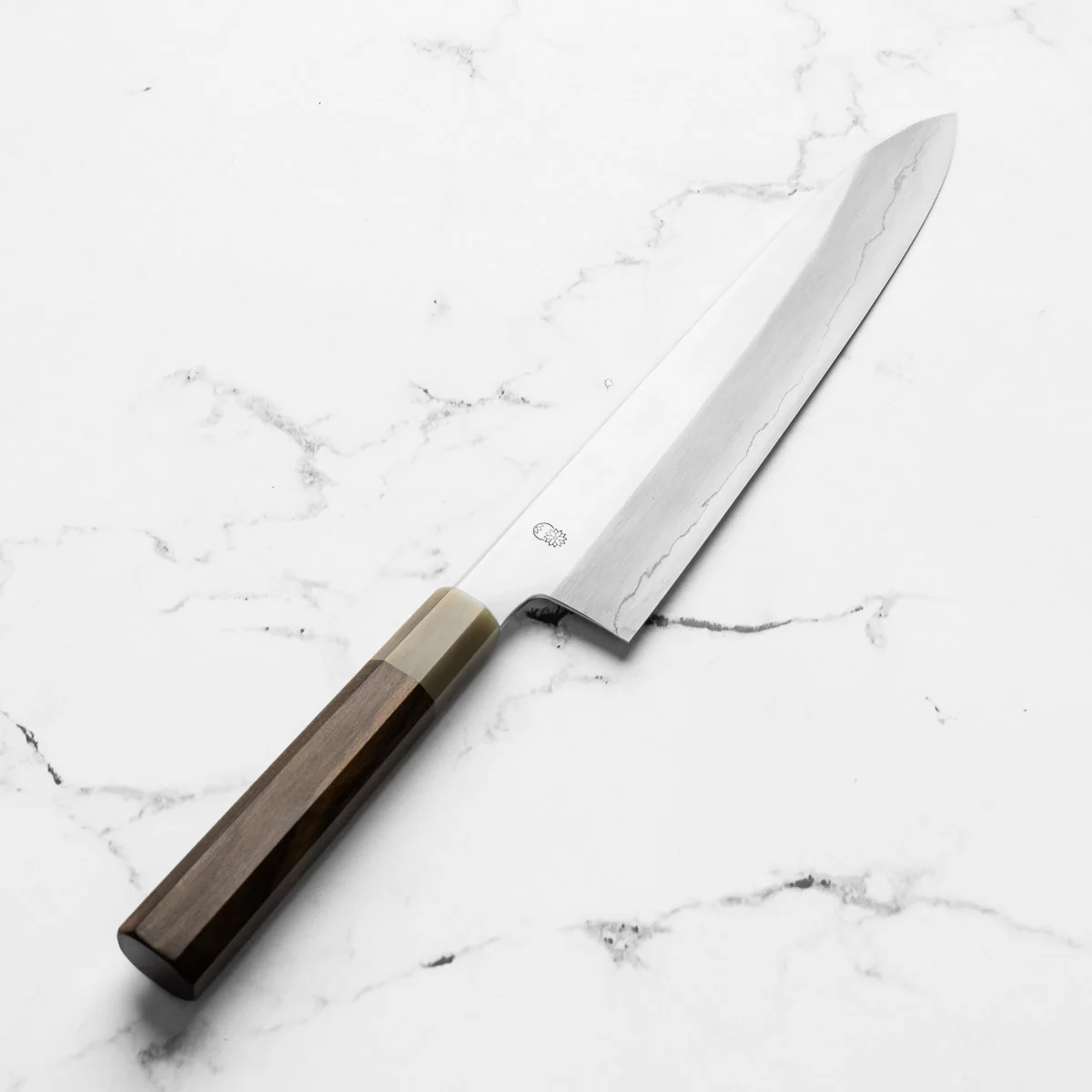 Sakai Kikumori "Choyo" Ginsan Gyuto 270mm - Persimmon - Image 2