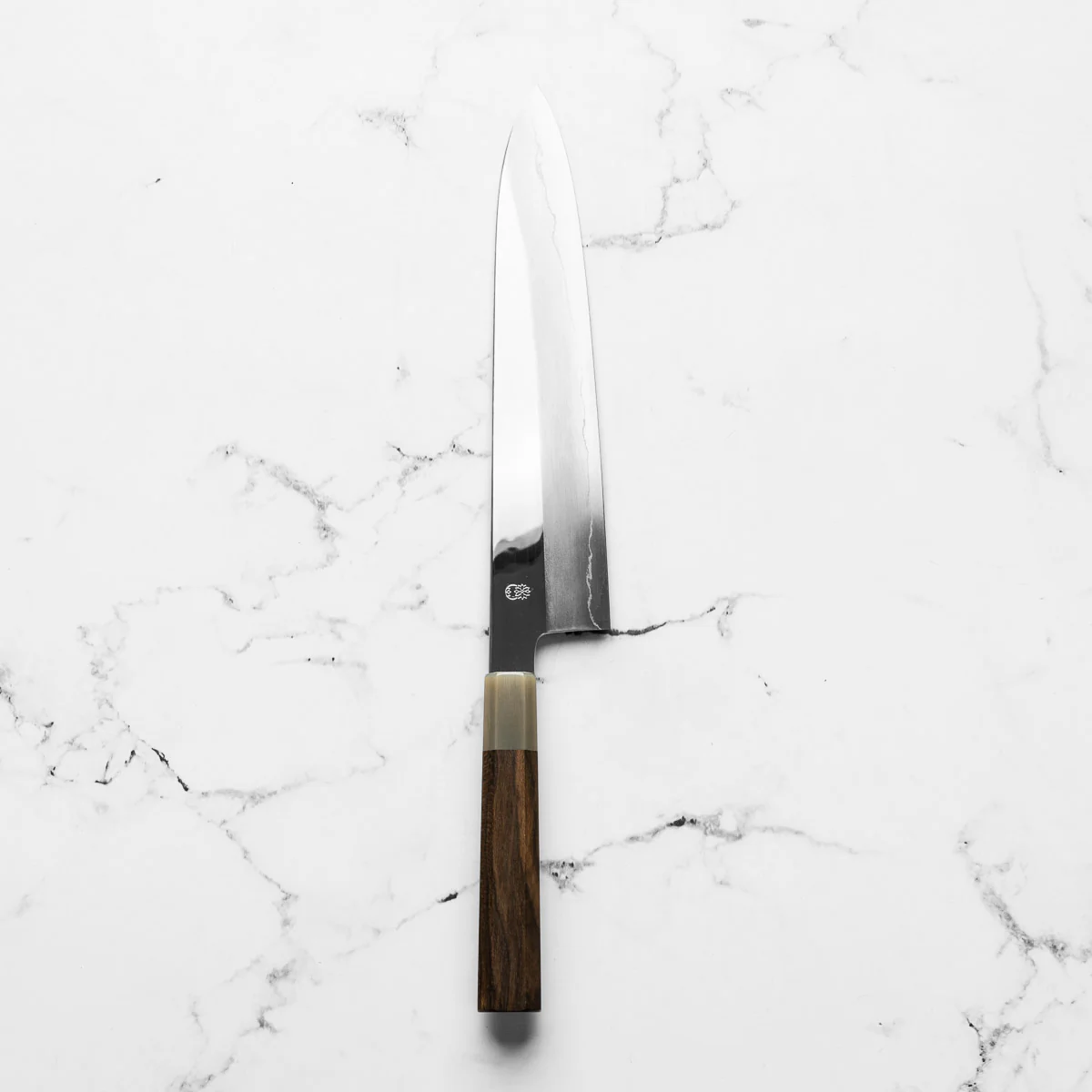 Sakai Kikumori "Choyo" Ginsan Gyuto 270mm - Persimmon - Image 3