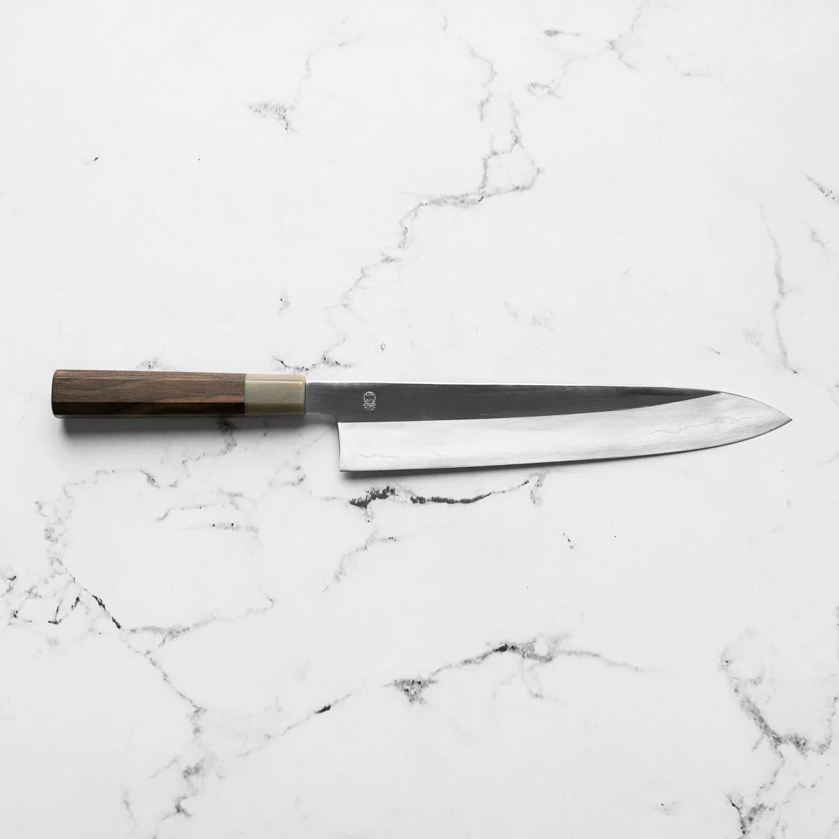 Sakai Kikumori "Choyo" Ginsan Gyuto 270mm - Persimmon - Image 4