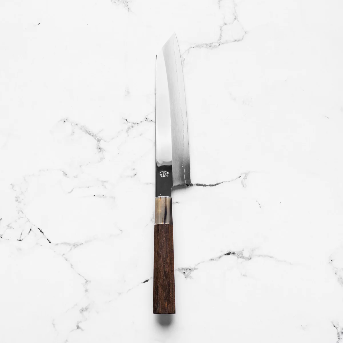 Sakai Kikumori "Choyo" Ginsan Kiritsuke 210mm - Persimmon - Image 3
