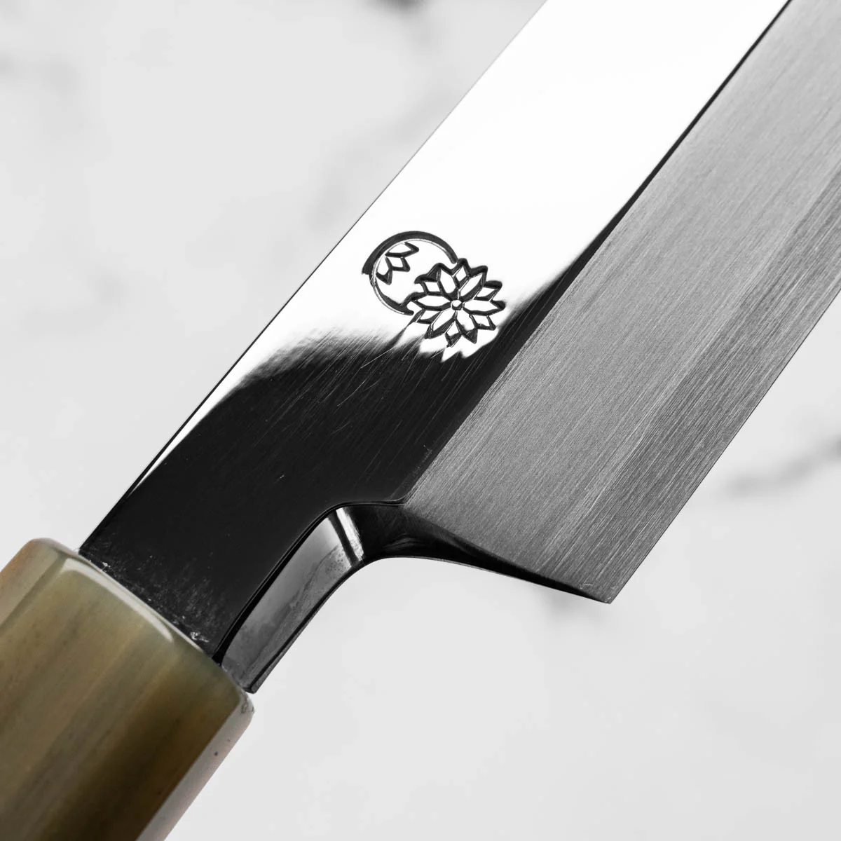 Sakai Kikumori "Choyo" Ginsan Kiritsuke Yanagiba 270mm - Persimmon - Image 5