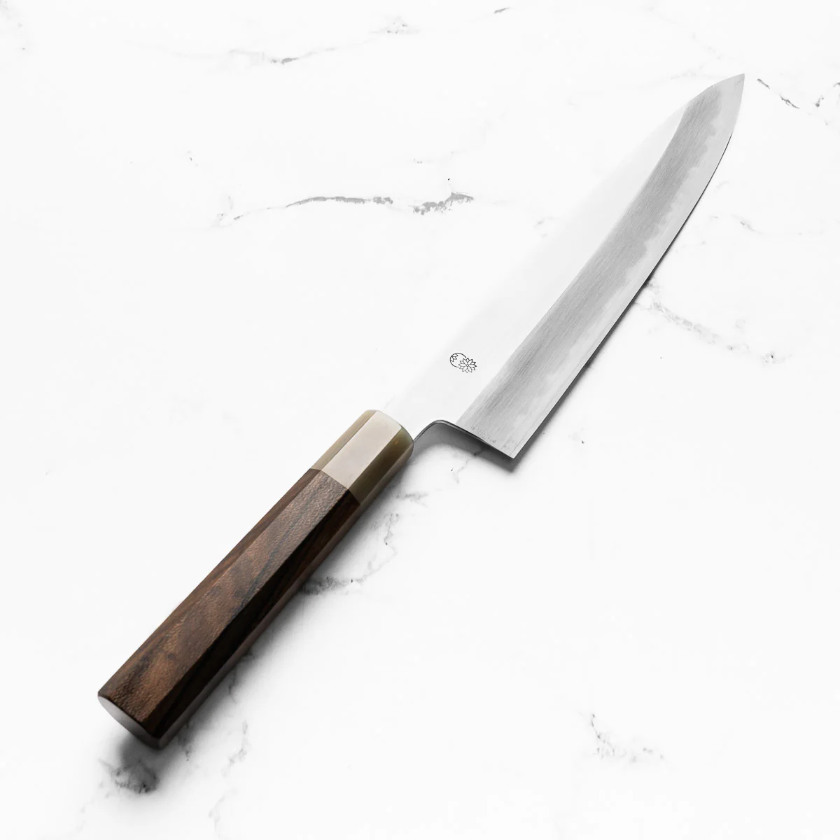 Sakai Kikumori "Choyo" Blue 1 Gyuto 240mm - Persimmon - Image 2