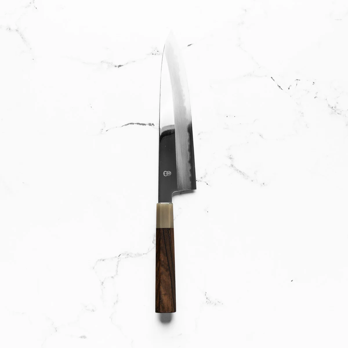 Sakai Kikumori "Choyo" Blue 1 Gyuto 240mm - Persimmon - Image 3