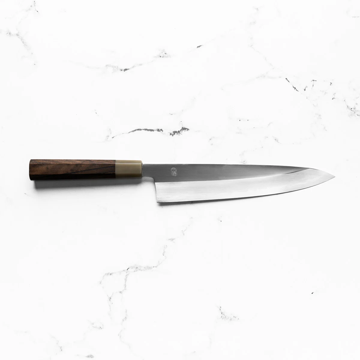 Sakai Kikumori "Choyo" Blue 1 Gyuto 240mm - Persimmon - Image 4