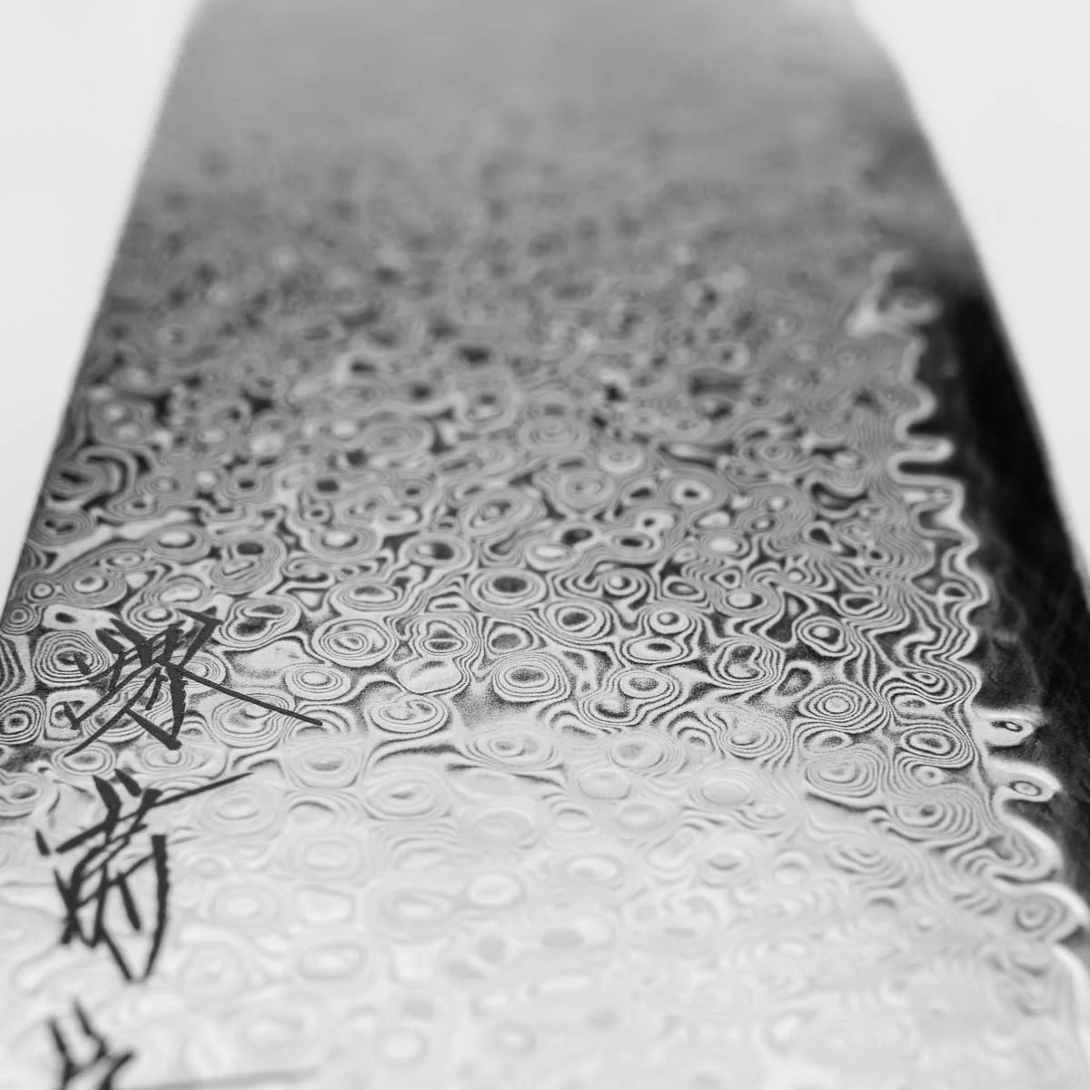 Sakai Kikumori OHS SG2 Damascus Bunka 165mm - Burnt Oak - Image 8