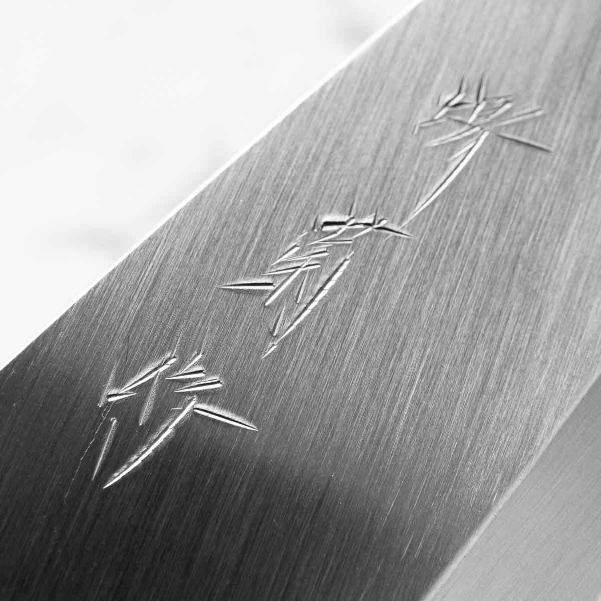 Sakai Kikumori Shironiko Deba 180mm - Magnolia & Black - Image 5