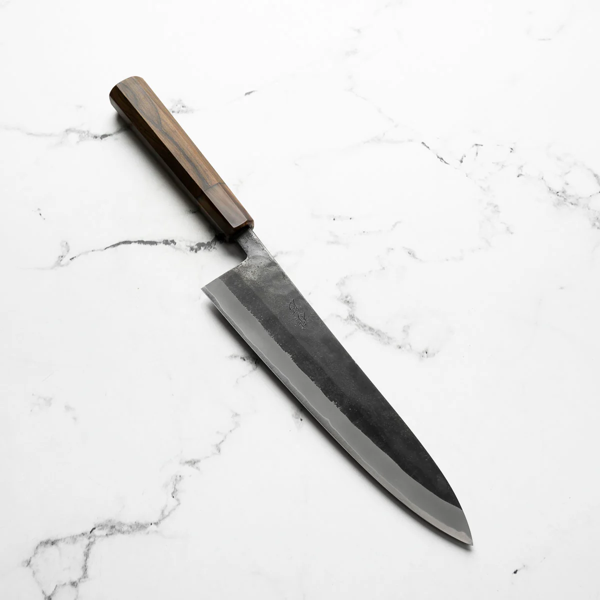 Seido "Kuro" x Tadafusa White 2 Kurouchi Gyuto 210mm - Persimmon