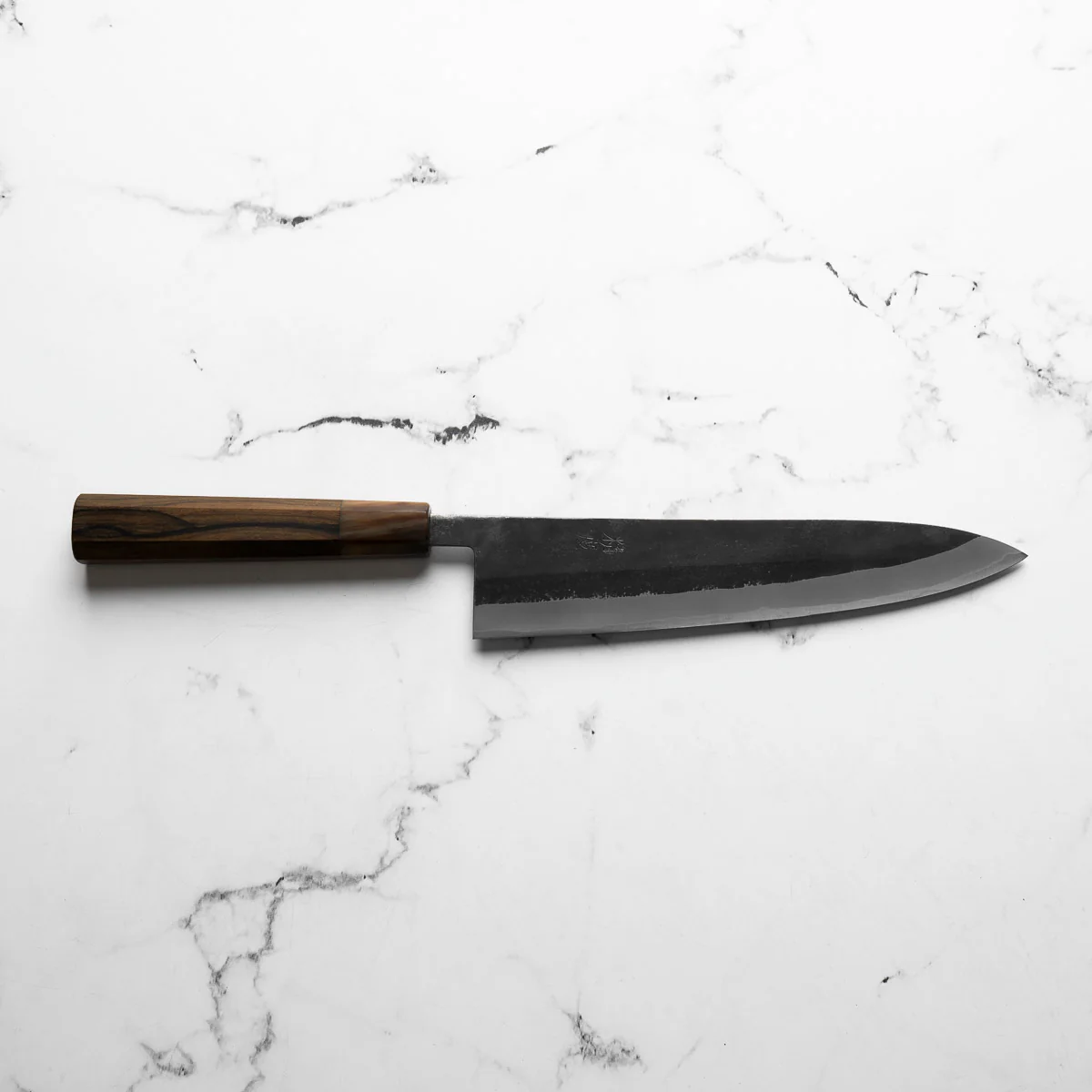 Seido "Kuro" x Tadafusa White 2 Kurouchi Gyuto 210mm - Persimmon - Image 3
