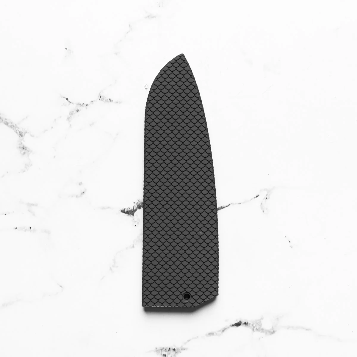 Senzo Black Santoku 167mm - Fitted Saya - Scales - Image 4