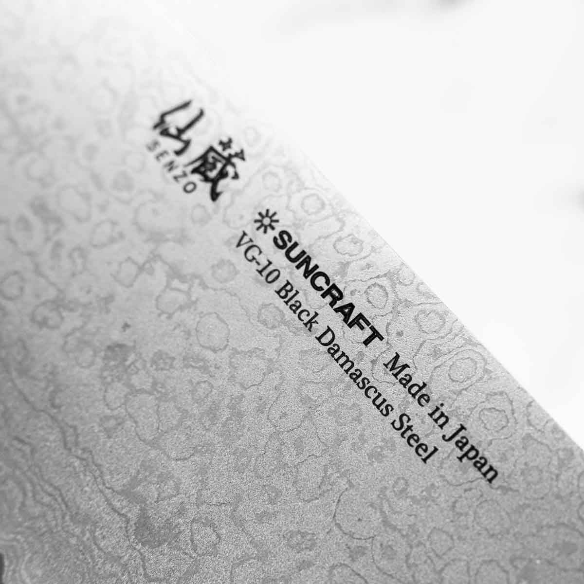 Senzo Black VG10 Damascus Nakiri 170mm - Image 6