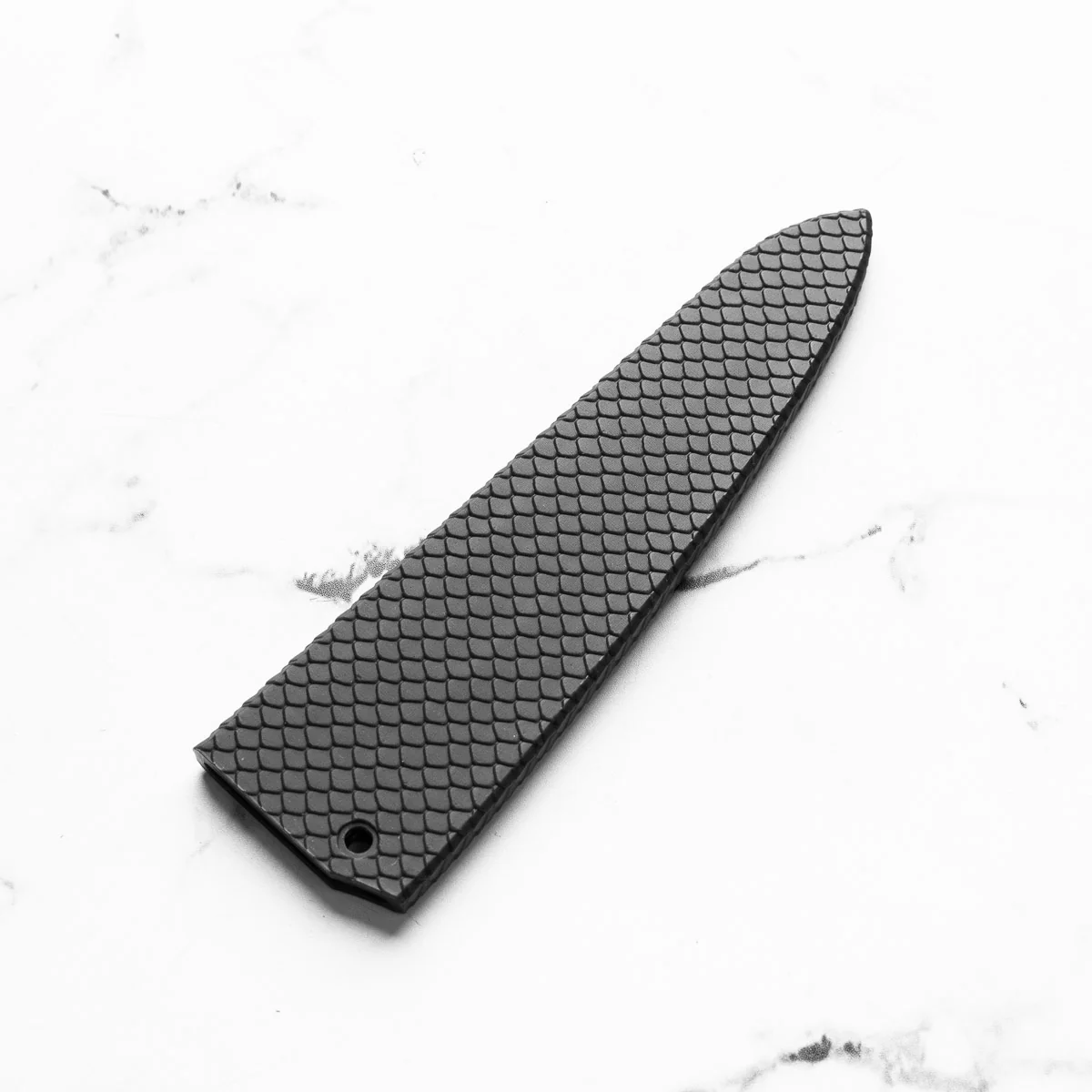 Senzo Retro Small Santoku 143mm - Fitted Saya - Scales - Image 3