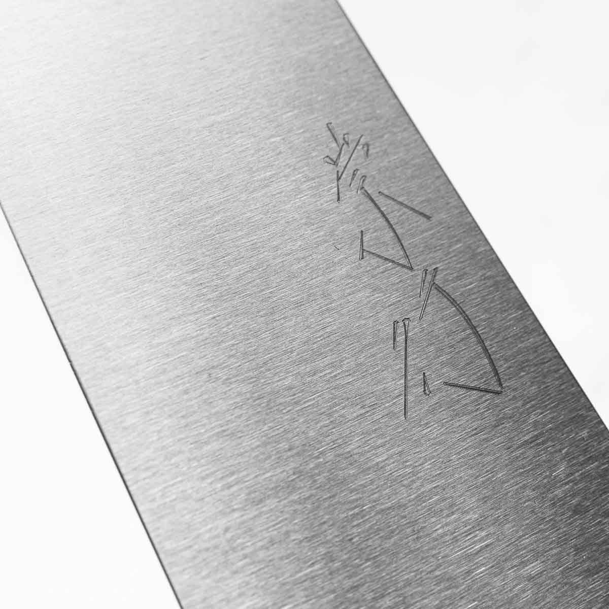 Shibata Koutetsu Chromax Gyuto 210mm - Rosewood - Image 6