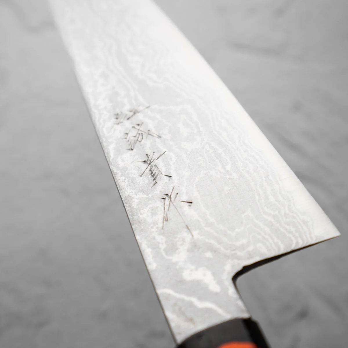 Shigeki Tanaka Blue 2 Damascus Gyuto 240mm - Image 2