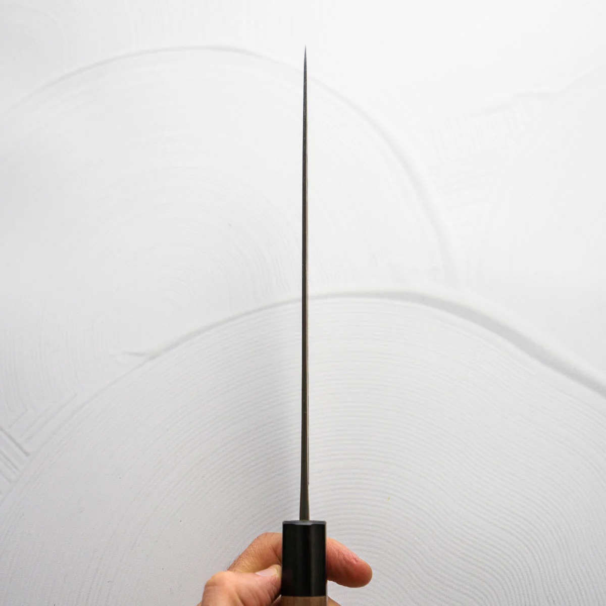 Shiro Kamo Blue Super SS Clad Kurouchi Gyuto 210mm - Image 5