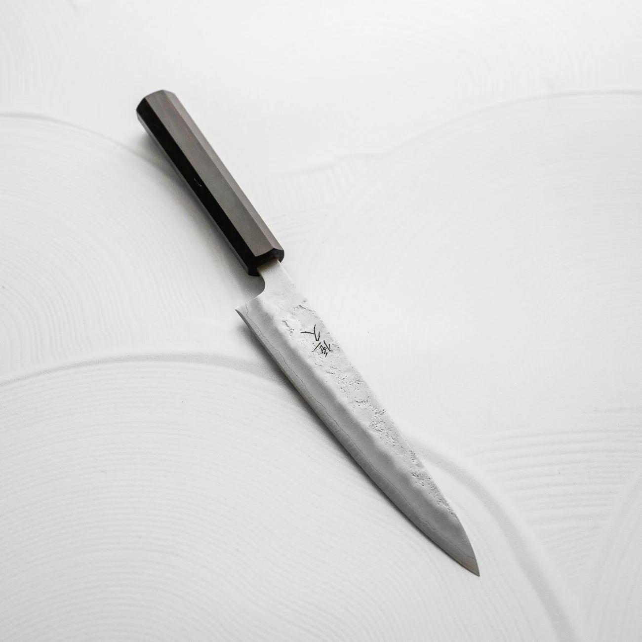 Tsunehisa Ginsan Nashiji Petty 150mm - Ebony - Image 2