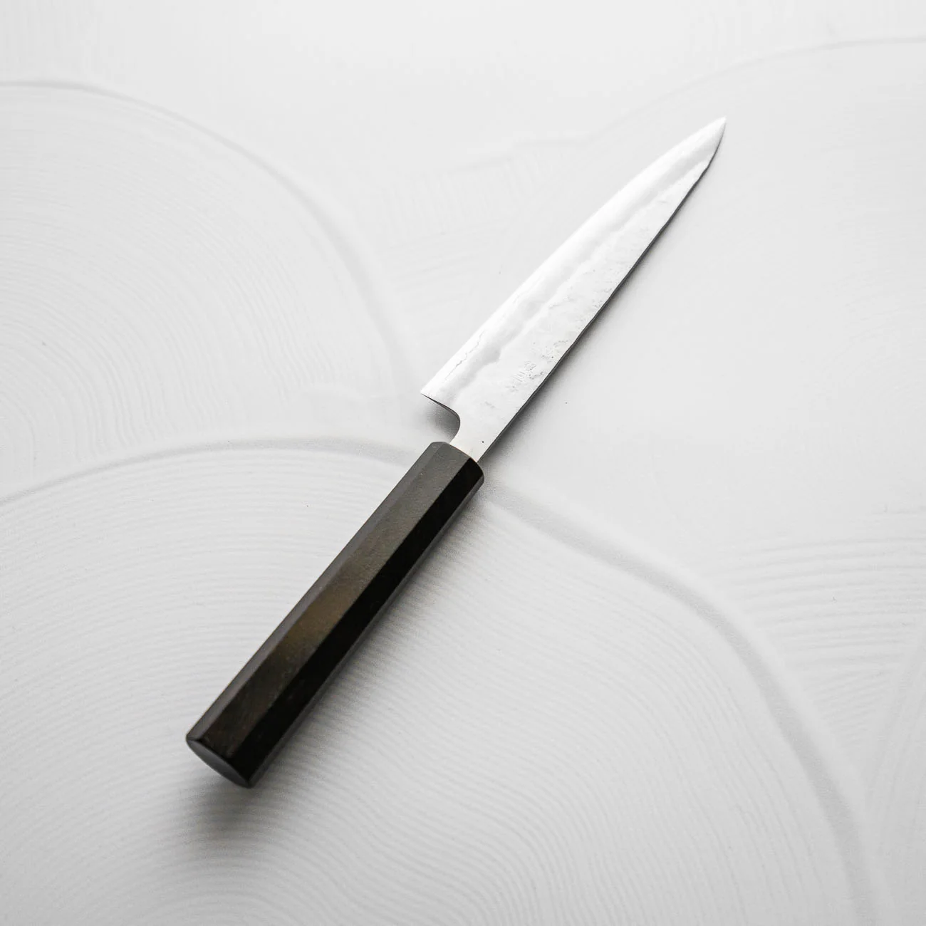 Tsunehisa Ginsan Nashiji Petty 150mm - Ebony - Image 8