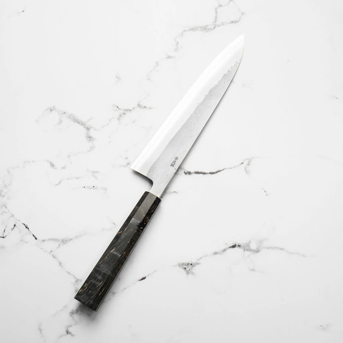 Yoshikane (Hatsukokoro) SKD Nashiji Gyuto 210mm - Dark Maple - Image 2