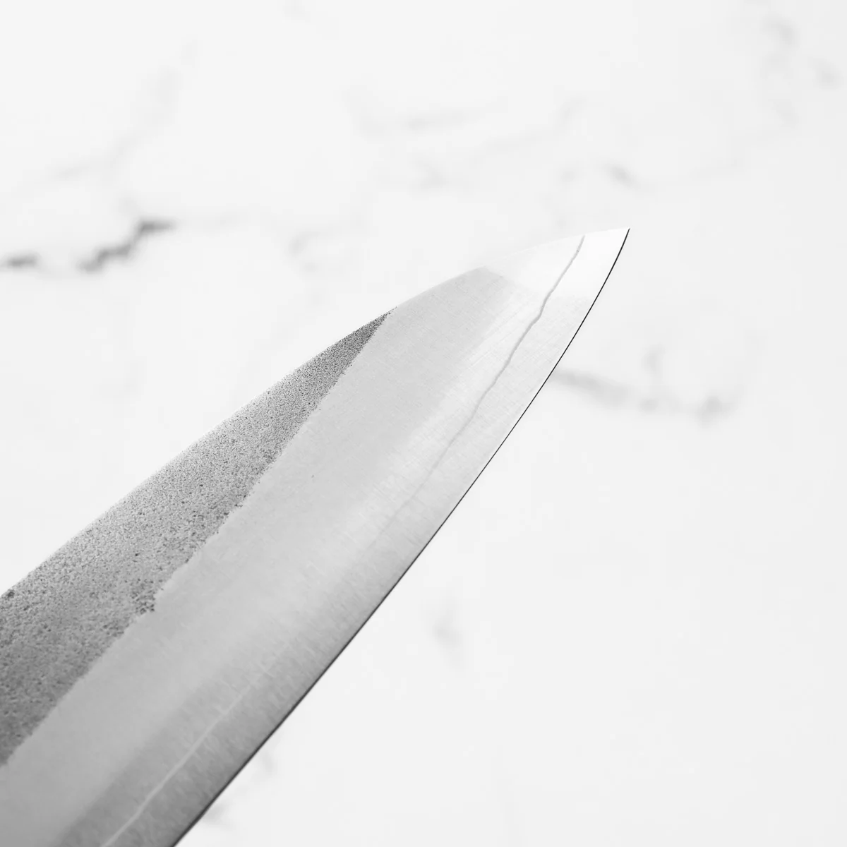 Yoshikane Hamono (Hatsukokoro) SKD Nashiji Gyuto 210mm - Bubinga - Image 7