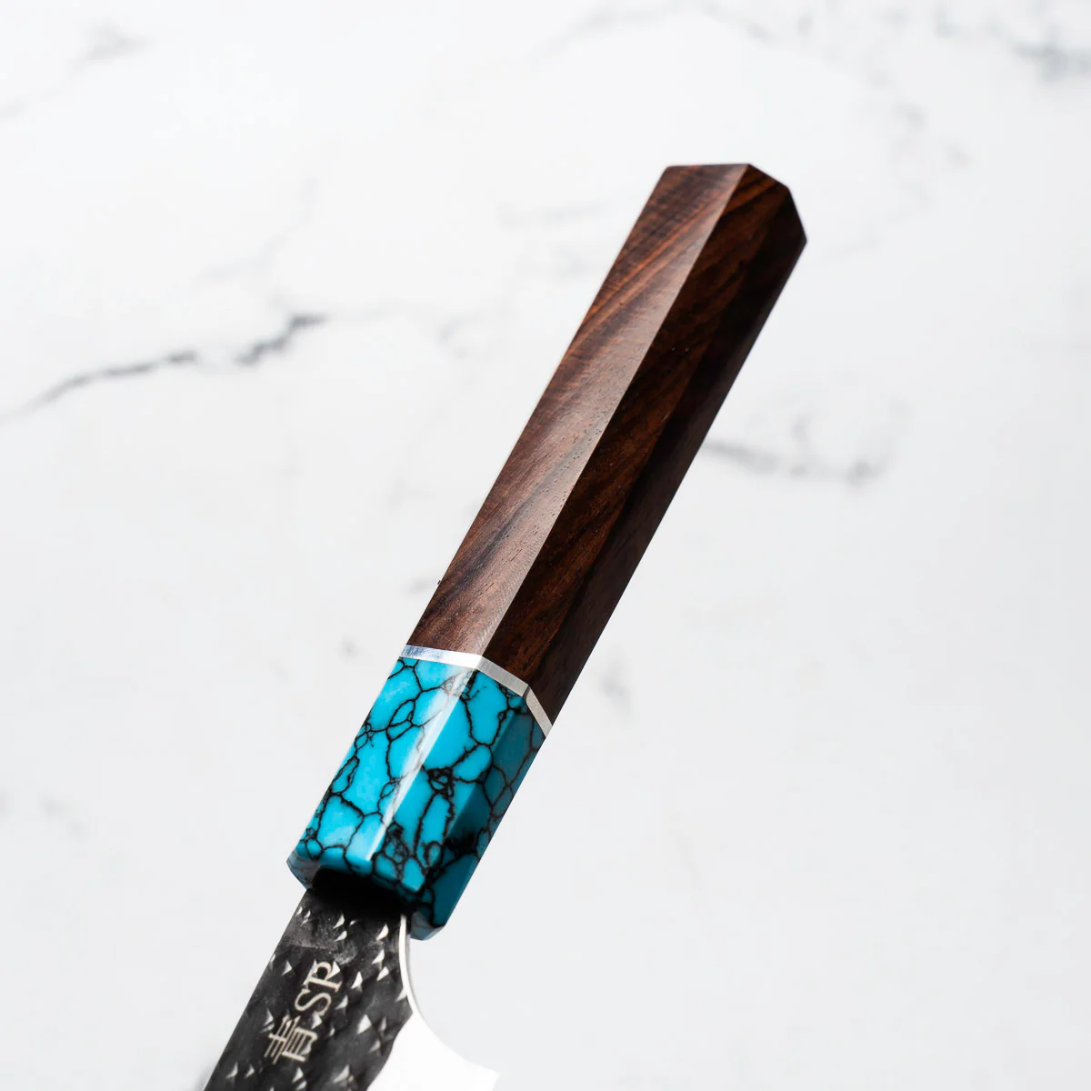 Yu Kurosaki AS Kokusen Ei Sujihiki 240mm - Turquoise - Image 8
