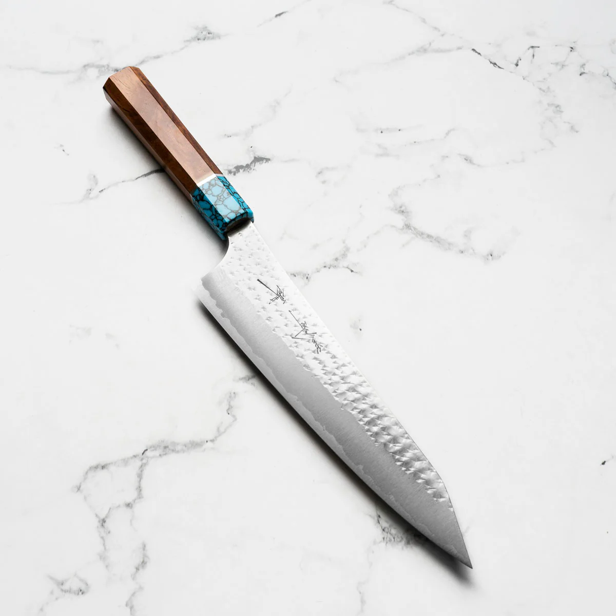 Yu Kurosaki AS Kokusen Gyuto 210mm - Turquoise
