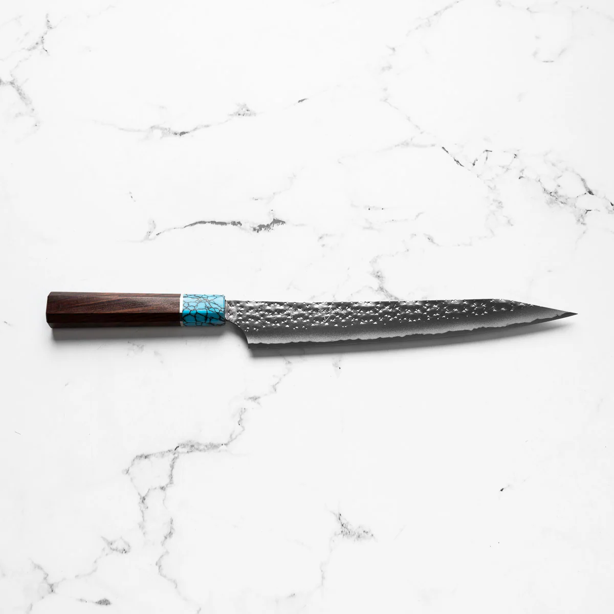 Yu Kurosaki AS Kokusen Sujihiki 240mm - Turquoise - Image 4